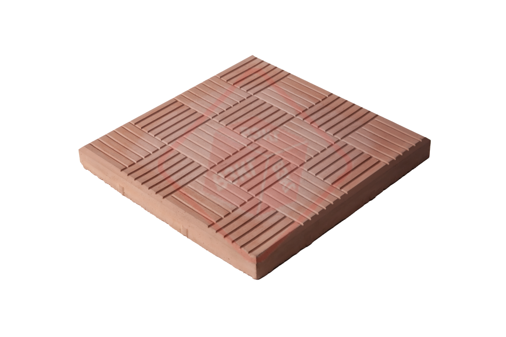 Тротуарная плитка Шахматы (коричневая) 300*300*30