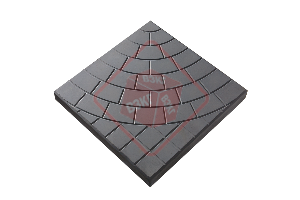Тротуарная плитка Паутина (Темно-серый) 350*350*40 мм