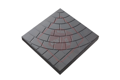 Тротуарная плитка Паутина (Темно-серый) 350*350*40 мм
