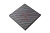 Тротуарная плитка Волна (Темно-серый) 350*350*40