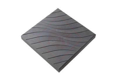Тротуарная плитка Волна (Темно-серый) 350*350*40